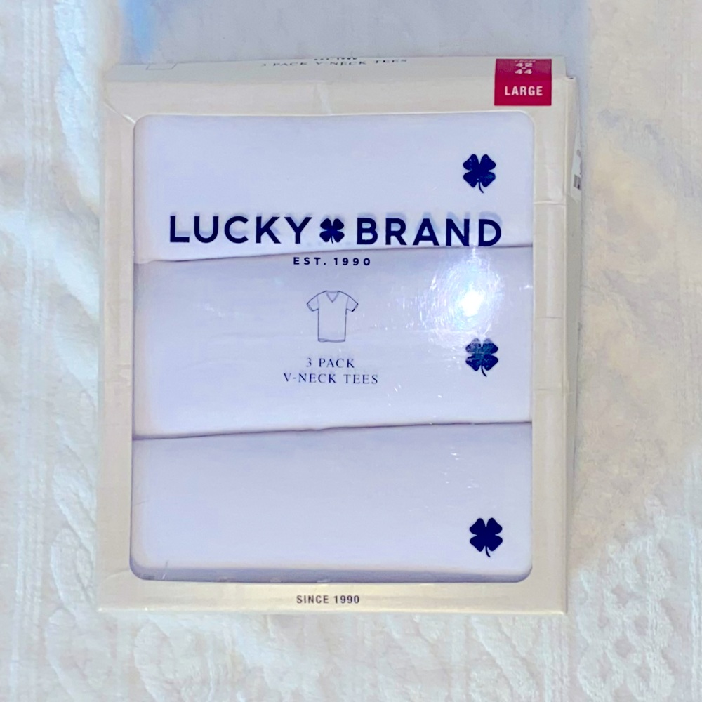 Lucky Brand Mens V-Neck Tees